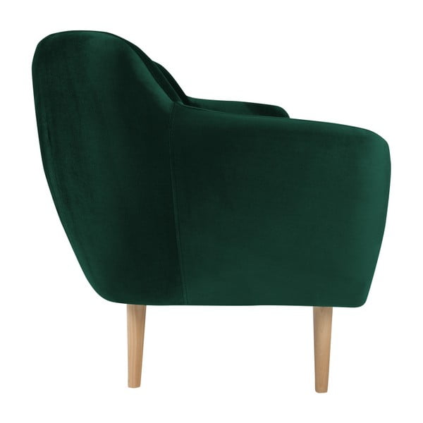 Žalia trijų vietų sofa Mazzini Sofas Benito-image-1