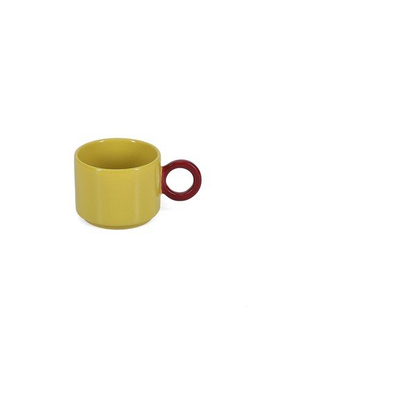 Garstyčių spalvos iš molio puodelis 280 ml Lou – ONA-image-4