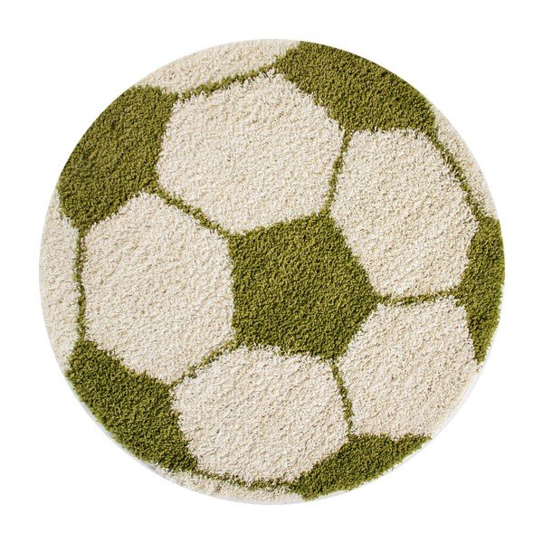 Vaikiškas kilimas žalios spalvos/kreminės spalvos ø 100 cm Fun – Ayyildiz Carpets