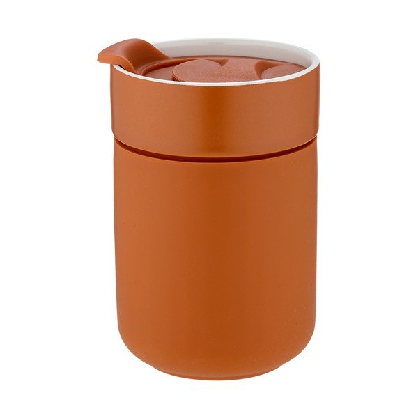 Kelioninis puodelis (ne termo) raudonos plytų spalvos 260 ml – Ladelle