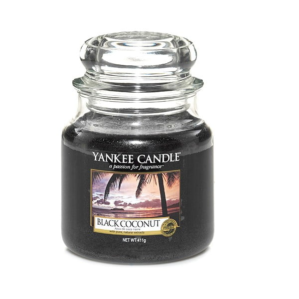 Aromatinė žvakė degimo laikas 65 h Black Coconut – Yankee Candle