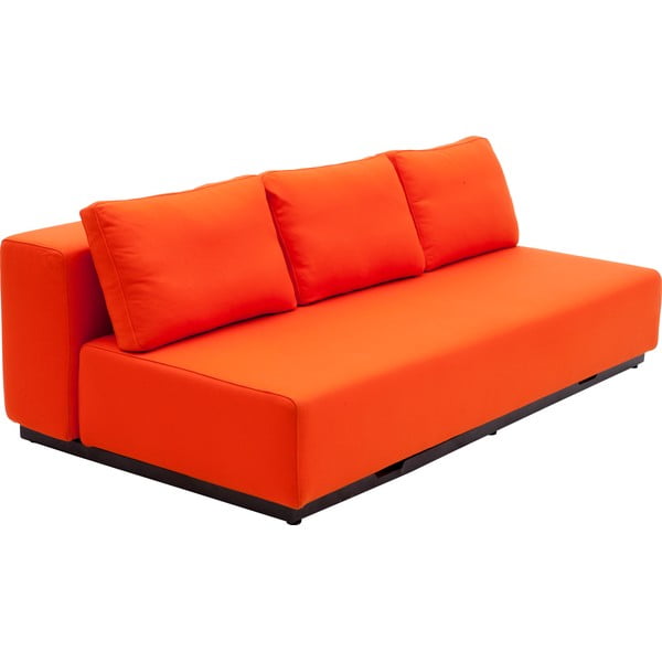 Oranžinė sofa-lova Softline Nevada, 200 cm-image-2