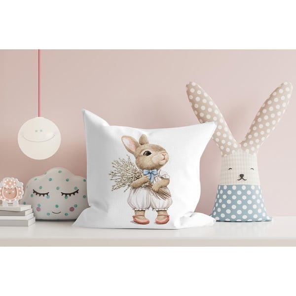 Dekoratyvinis pagalvės užvalkalas su Velykų motyvu 43x43 cm – Mila Home-image-2