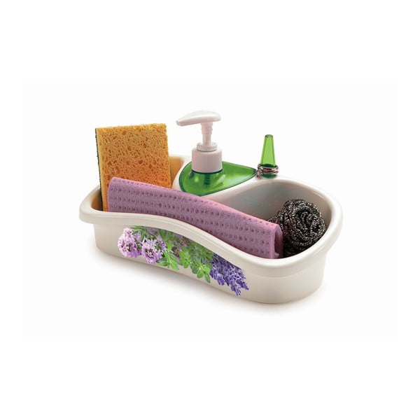 Iš plastiko stovas skalbimo reikmenims baltos spalvos – Snips-image-1