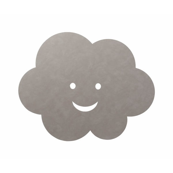 Pilkai smėlinės spalvos vaikų žaidimų kilimėlis 70x88 cm Cloud XXL Cloud – LIND DNA