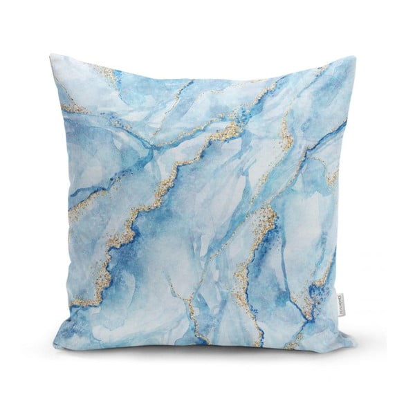 Minimalistiniai pagalvių užvalkalai Aquatic Marble, 45 x 45 cm