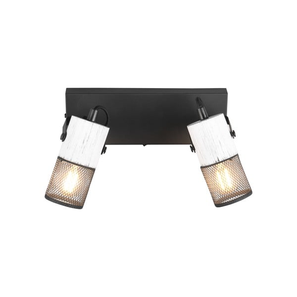 Sieninė lempa juodos ir baltos spalvos ø 9 cm Tosh – Trio-image-2