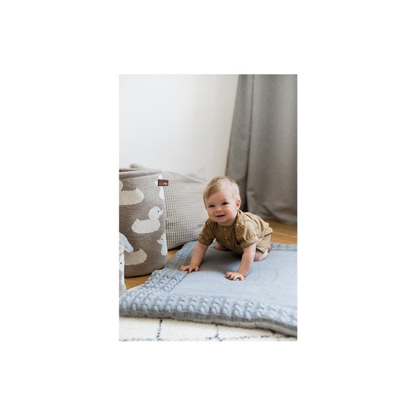 Pilkas medvilninis žaidimų kilimėlis Kindsgut Mat, 70 x 90 cm-image-4