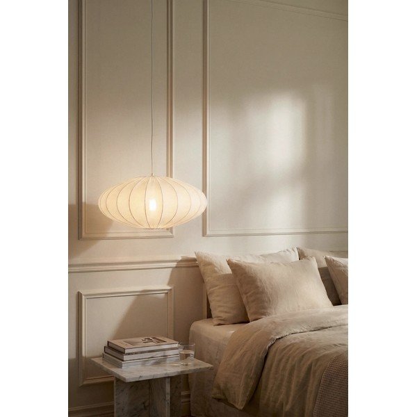 Baltos spalvos kabantis šviestuvas ø 50 cm Solia – Markslöjd-image-1