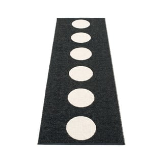 Juodos ir baltos spalvos lauko kilimas 70x225 cm Vera Black – Pappelina