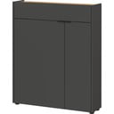 Antracito spalvos spintelė 82x102x22 cm Ameca – Germania