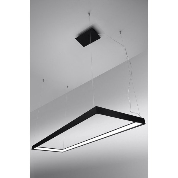 Juodos spalvos iš metalo kabantis šviestuvas LED TUULA – Thoro-image-1
