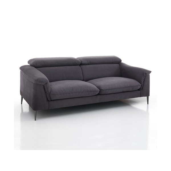 Tamsiai pilka aksominė sofa Tomasucci Isabel