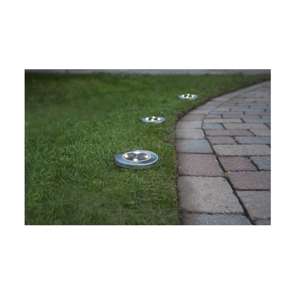 3 lauko saulės energija veikiančių LED šviestuvų rinkinys Star Trading Lawnlight-image-1
