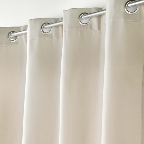 Smėlio spalvos iš mikropluošto termo užuolaida 135x260 cm Micropolar – douceur d'intérieur-image-1