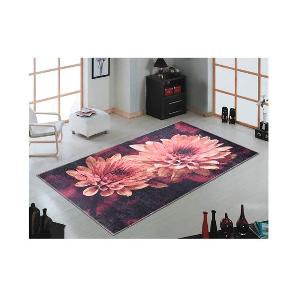 Patvarus kilimas Vitaus Red Chrysantemum, 100 x 160 cm
