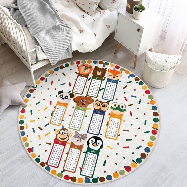 Vaikiškas kilimas ø 80 cm Comfort – Mila Home-image-4