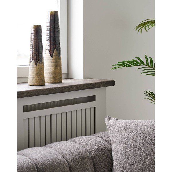 Rudos spalvos iš keramikos aukšta vaza (aukštis 39 cm) – House Nordic-image-3