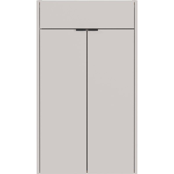 Kreminės spalvos pakabinama spintelė 56x97x22 cm Ameca – Germania-image-2