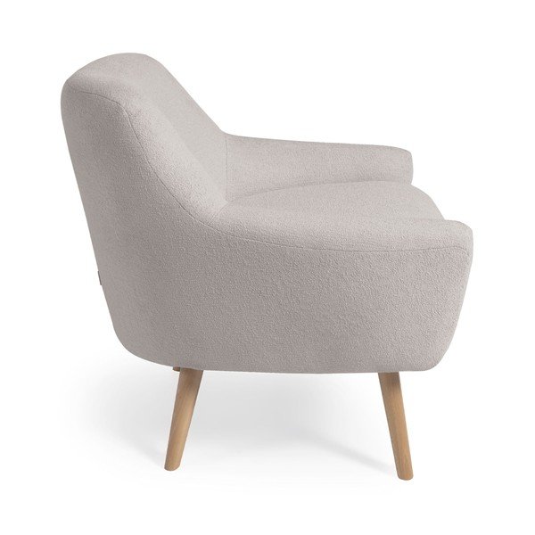Pilkas fotelis Candela - Kave Home-image-3