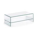 Iš stiklo kavos staliukas 55x110 cm Burano – Kave Home