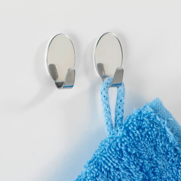 4 nerūdijančiojo plieno savaime suspaudžiančių kabliukų rinkinys Wenko Midget-image-1