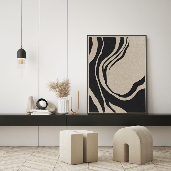 3D paveikslas su rėmeliu/sugeriantis garsą 90x120 cm Sacred Silence 2 – Malerifabrikken-image-1