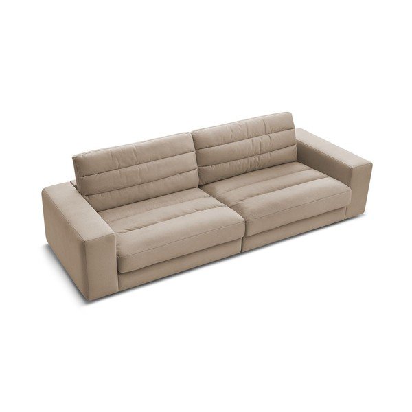 Taupe spalvos sofa iš velveto 276 cm Sierra – Bobochic Paris-image-3