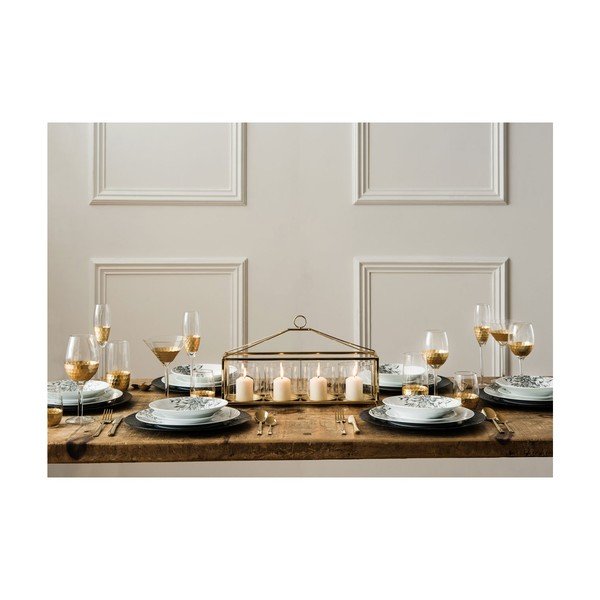 4 rankų darbo šampano taurių rinkinys Premier Housewares Deco, 2,1 dl-image-2