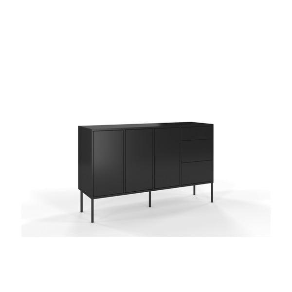 Juoda komoda Skandica Mirka-image-2
