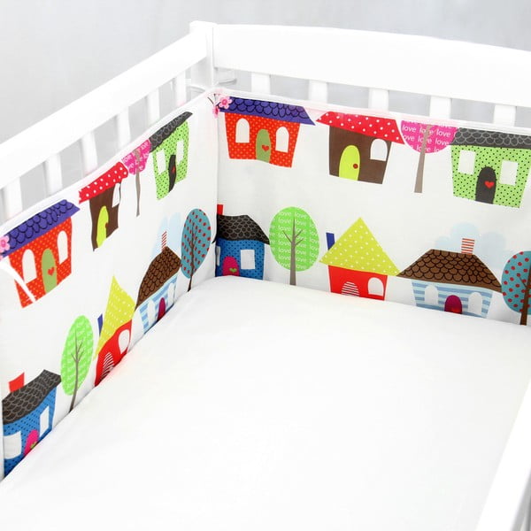 "Happy Homes" vaikiškos lovelės įdėklas, 70x70x70 cm