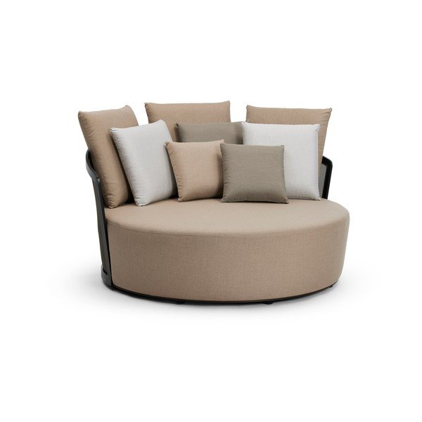 Smėlio spalvos minkštas sodo gultas Cielo - Diphano