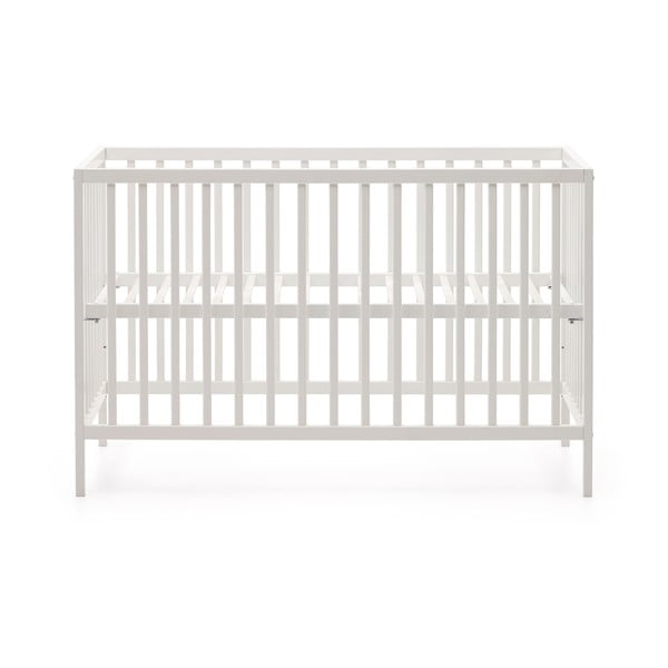 Vaikiška lovelė iš bukmedžio masyvo baltos spalvos 60x120 cm Shantal – Kave Home-image-4
