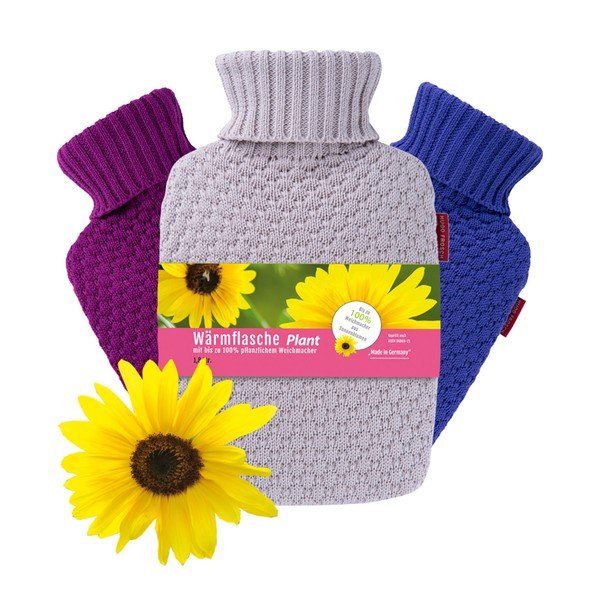 Iš organiškos medvilnės termoforas smėlio spalvos 1,8 l Eco Classic Comfort – Hugo Frosch-image-1