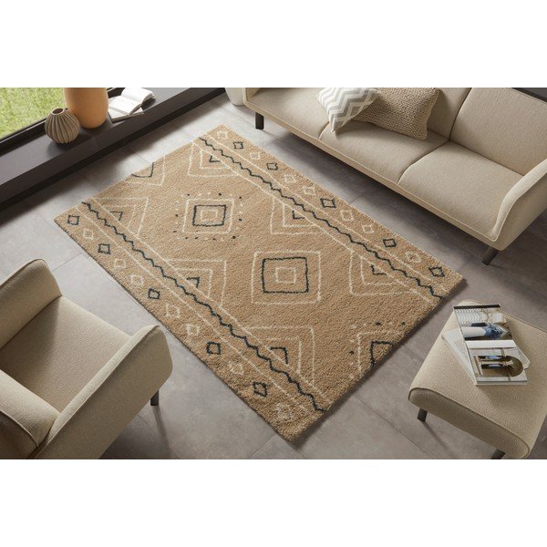 Smėlio spalvos kilimas Mint Rugs Disa, 120 x 170 cm-image-3