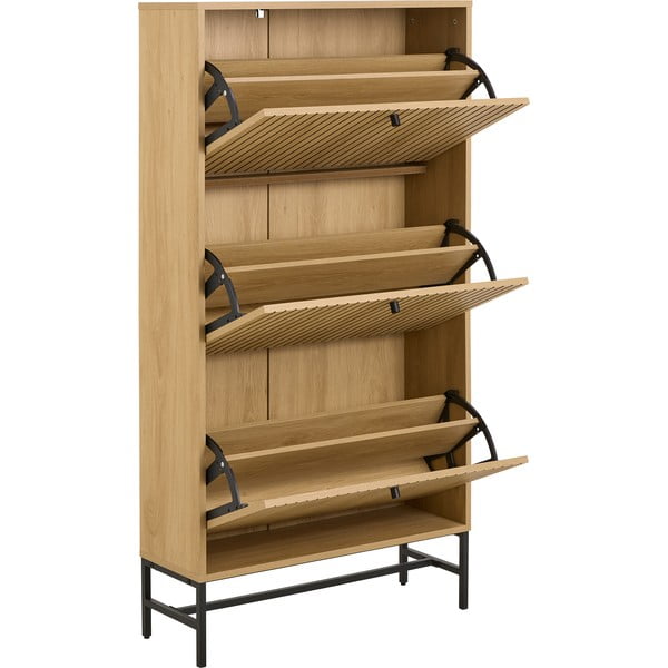 Atlenkiama spintelė batams natūralios spalvos iš ąžuolo 72x140x25 cm Albany  – Actona-image-4