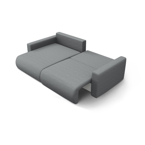 Pilkos spalvos sulankstoma/su sandėliavimo vieta kampinė sofa Belfast – Cosmopolitan Design-image-3