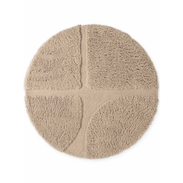 Rankų darbo smėlio spalvos apvalios formos kilimas ø 160 cm Lambeth Jasper – Ted Baker