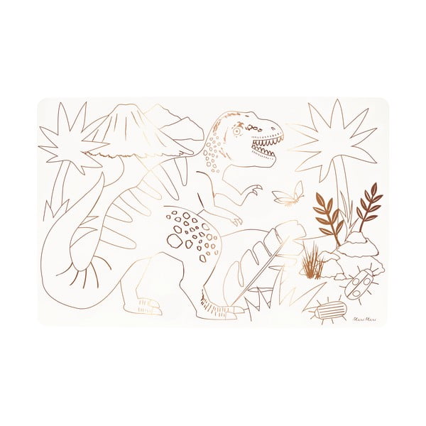 Iš popieriaus padėkliukai 8 vnt. 28x42.5 cm Dinosaurs – Meri Meri-image-4