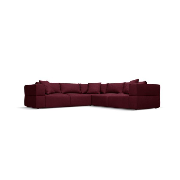 Kampinė sofa bordo spalvos (kintama) Esther – Milo Casa-image-2