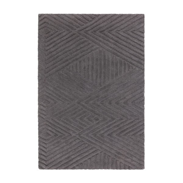 Kilimas iš vilnos antracito spalvos 120x170 cm Hague – Asiatic Carpets