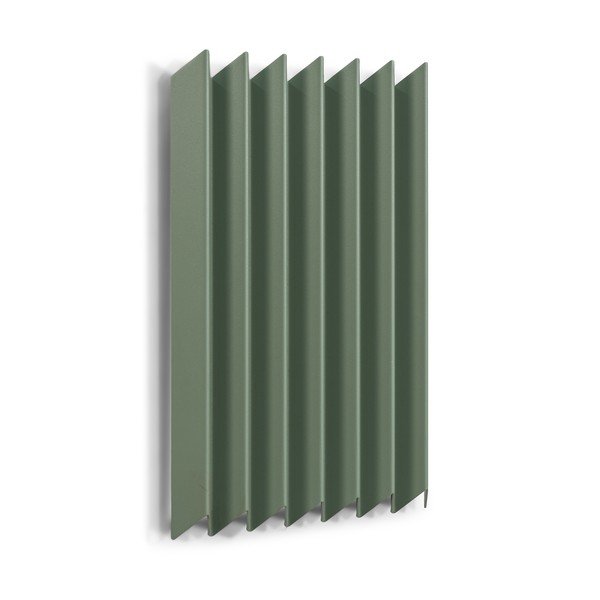 Pilkai žalios spalvos iš metalo sieninė lentyna 29 cm Sensu – Spinder Design-image-2