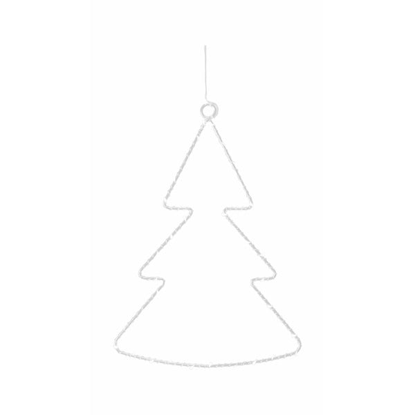 Pakabinama šviečianti Kalėdų dekoracija baltos spalvos Liva – Sirius