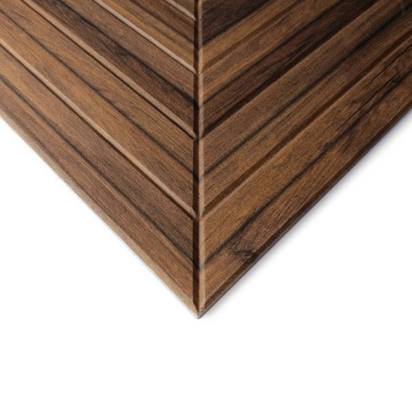 Iš tekstilės akustinės plokštės 2 vnt. 60x60 cm Medium Timber II – Styler-image-4