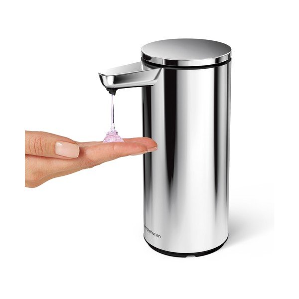 Automatinis blizgios sidabrinės spalvos iš plieno muilo dozatorius 266 ml – simplehuman-image-3