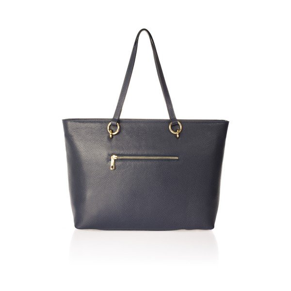 Mėlyna odinė rankinė Federica Bassi Elisa-image-1