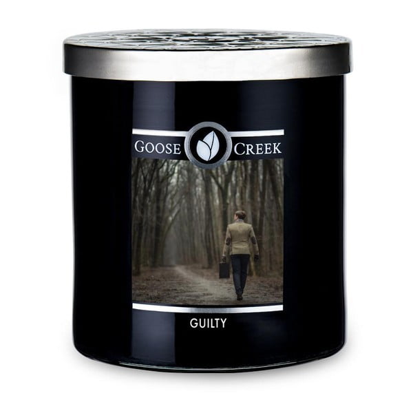 Kvapnioji žvakė stiklinėje dėžutėje "Goose Creek Men's Collection Guilty", 50 valandų degimo