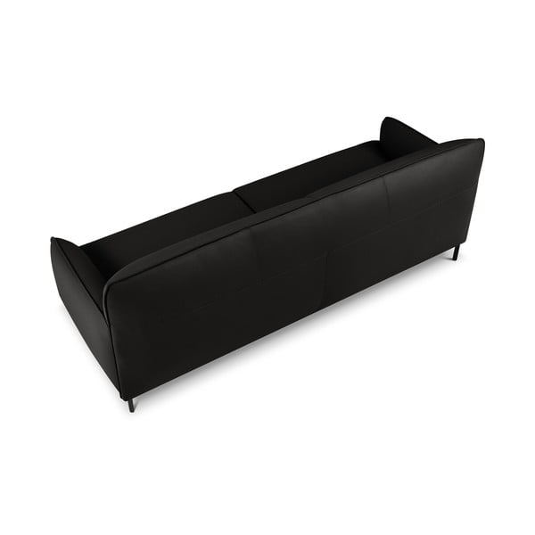 Juoda odinė sofa Windsor & Co Sofas Neso, 235 x 90 cm-image-3
