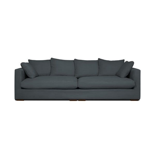 Sofa iš kordinio velveto pilkos spalvos 266 cm Comfy – Scandic