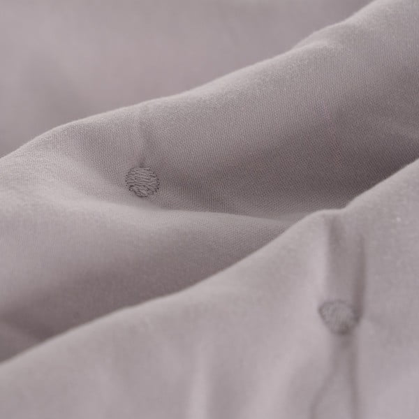 Pilkos spalvos dygsniuota lovatiesė 230x280 cm – Ixia-image-2